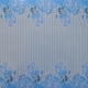 Watercolour Acetate - Floral Stripe - Blue