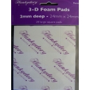 Double Sided Foams Pads - 24mm x 24mm x 2mm