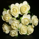 Paper Tea Roses - Cream