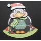 Kanban Christmas Wobbler - Patrick the Penguin