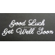 BRITANNIA DIES - GOOD LUCK GET WELL SOON - WORD SET - 029