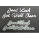 BRITANNIA DIES - GOOD LUCK GET WELL SOON - WORD SET - 029