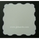 Dove White - Adorable Scorable - 5 x 5 Square Cloud Shaped Cards & Envelopes - CB1022