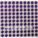 Purple Flat Gems - 4mm