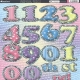 Large Diecut Numbers - Assorted Colours