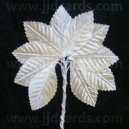 Satin Leaves - Ivory