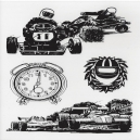 Black Foiled Racing Cars