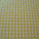 Luxury Glitter Card - Gingham - Yellow