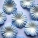 Paper Flowers - Blue & White