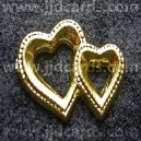 Hearts - Gold Embossed