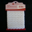 Self Adhesive Lace - White