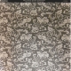 Textile Collection - Brocade Ornate Flourish - Black