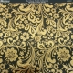 Textile Collection - Brocade Ornate Swirls - Black