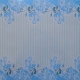 Floral Stripe - Blue