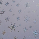 Scattered Snowflakes - Silver Holographic Foil
