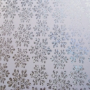 Snowflake Damask - Silver Holographic Foil