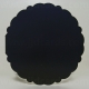 Midnight Black - Adorable Scorable 8 x 8 Scalloped Circle Cards & Envelopes - CB1023
