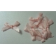 Swiss Dot - Satin Bows - Baby Pink