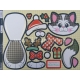 Kanban Christmas Wobbler - Kitty the Cat