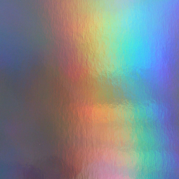 SILVER RAINBOW Holographic - 12x12 Cardstock - Mirri