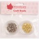 MINI - HEART BRADS - 80 GOLD AND 80 SILVER