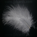 Marabou Feathers - Silver Grey