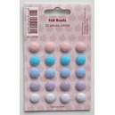Felt Brads - Pastel