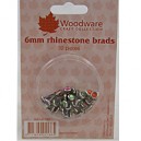 6MM RHINESTONE - BRADS