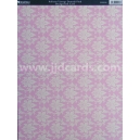 Background Card - Italian Vintage Damask Pink