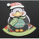 Kanban Christmas Wobbler - Patrick the Penguin