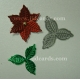 BRITANNIA DIES - SMALL POINSETTIA - 065c