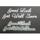 BRITANNIA DIES - GOOD LUCK GET WELL SOON - WORD SET - 029