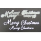 BRITANNIA DIES - MERRY CHRISTMAS WORD SET - 042 & 003