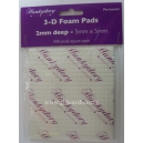 3D Foam Pads - 5mm x 5mm x 2mm