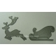 BRITANNIA DIES - CHRISTMAS REINDEER & CHRISTMAS SLEIGH - 114 &110