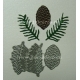 BRITANNIA DIES - SMALL & LARGE PINE CONES - 108 & 109  