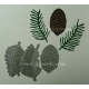 BRITANNIA DIES - SMALL & LARGE PINE CONES - 108 & 109  