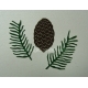 BRITANNIA DIES - LARGE PINE CONE - 109