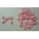 Gingham Bows - 6mm - Baby Pink