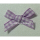 Gingham Bows - 6mm - Lilac