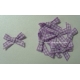 Gingham Bows - 6mm - Lilac