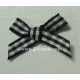 Gingham Bows - 6mm - Black