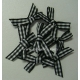 Gingham Bows - 6mm - Black