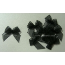 Organza Bows - Black