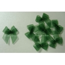 Organza Bows - Green