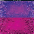 Printed Acetate - Holly Swirls - Pink & Purple