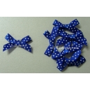 Swiss Dot - Satin Bows - Blue