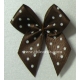 Dotty Bows - Chocolate - 10mm