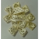 Dotty Bows - Cream