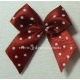 Dotty Bows - Marroon